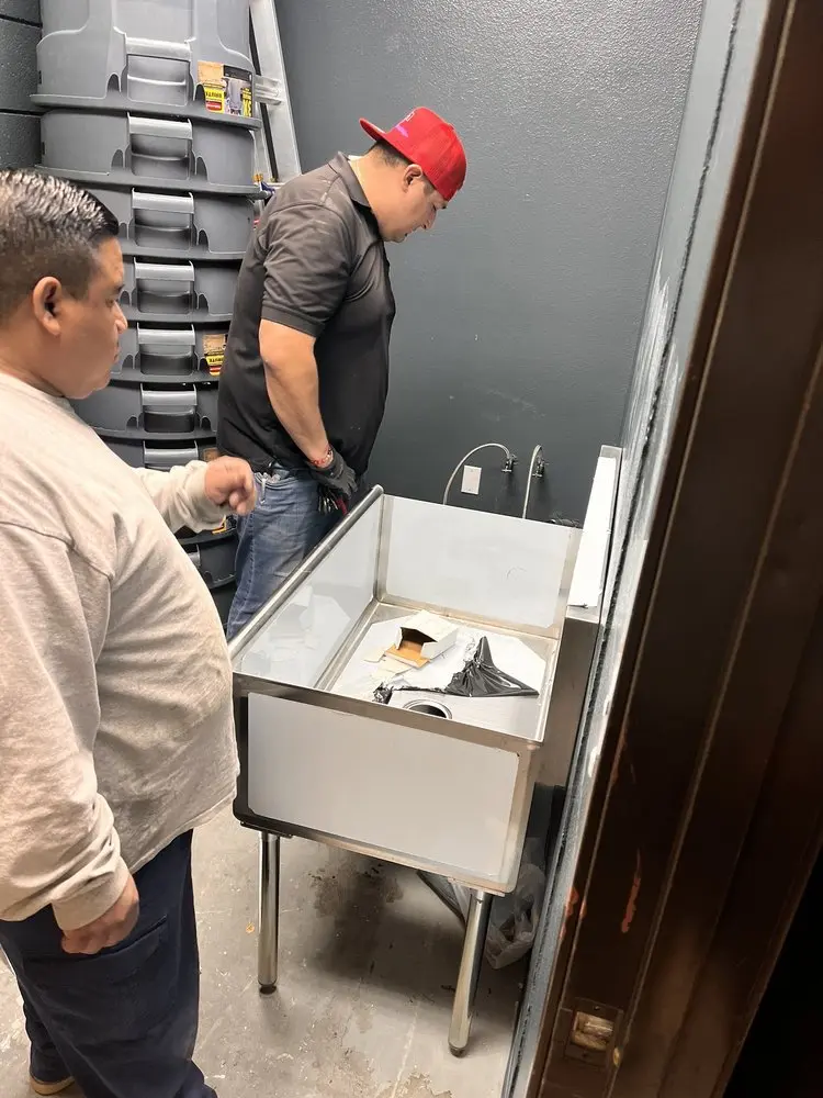 Commercial plumbing and sink installation in Colony Heights